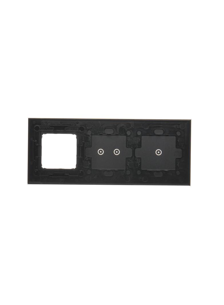 Simon 54 Touch Panel dotykowy S54 Touch 3 moduły 1 pole dotykowe + 2 pola dotykowe poziome + 1 otwór na osprzęt S54 zastygła lawa DSTR3120/73 KONTAKT