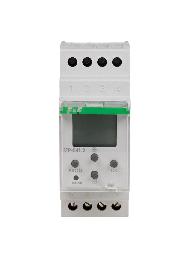 STEROWNIK CZASOWY, PROGRAMOWALNY, "PRAWO-LEWO", 4-CZASOWY, 2×1P, I=(2×16A), 24÷264V AC/DC, 2 MODUŁY