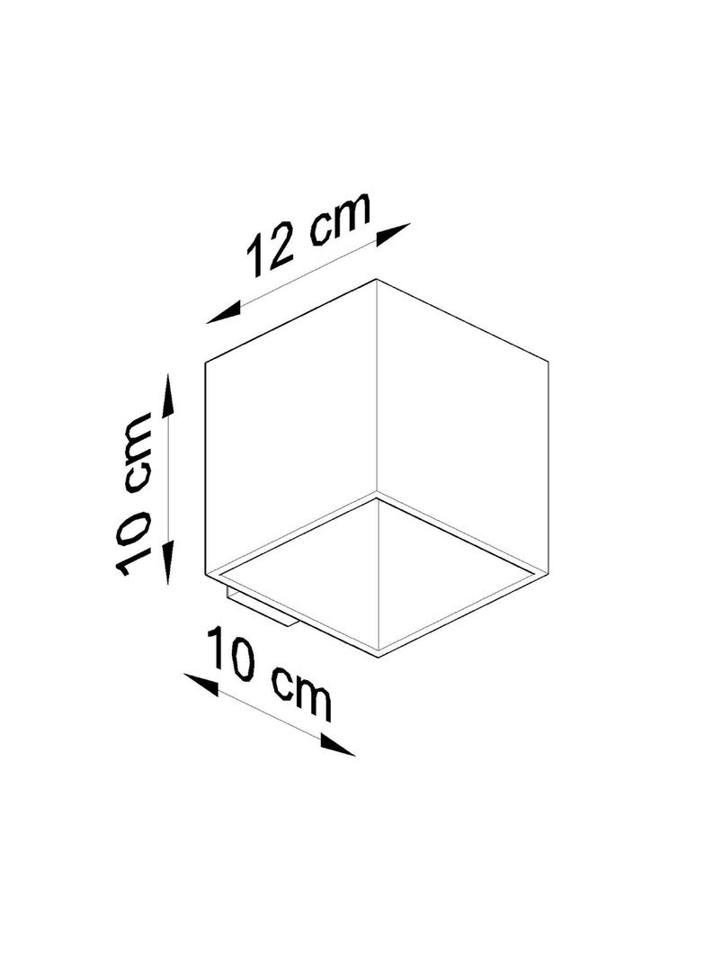 Kinkiet QUAD 1 czarny