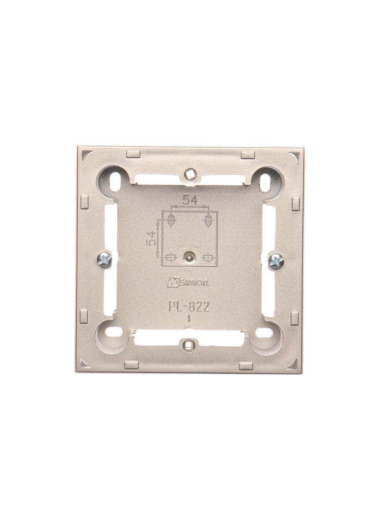 puszki instal. Puszka natynkowa płytka (31mm) pojedyncza satynowy MPN1/29 KONTAKT