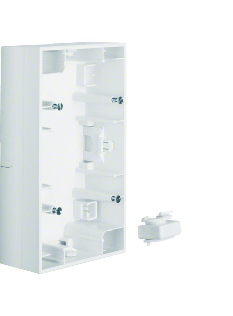 BERKER K.1 Puszka natynkowa podwójna pionowa biały 10427009 HAGER