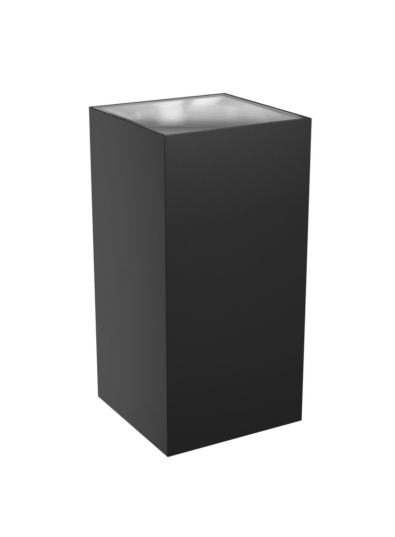 TORRE 18W CCT 230V IP54 99x78x162MM CZARNY KWADRATOWA ELEWACYJNA