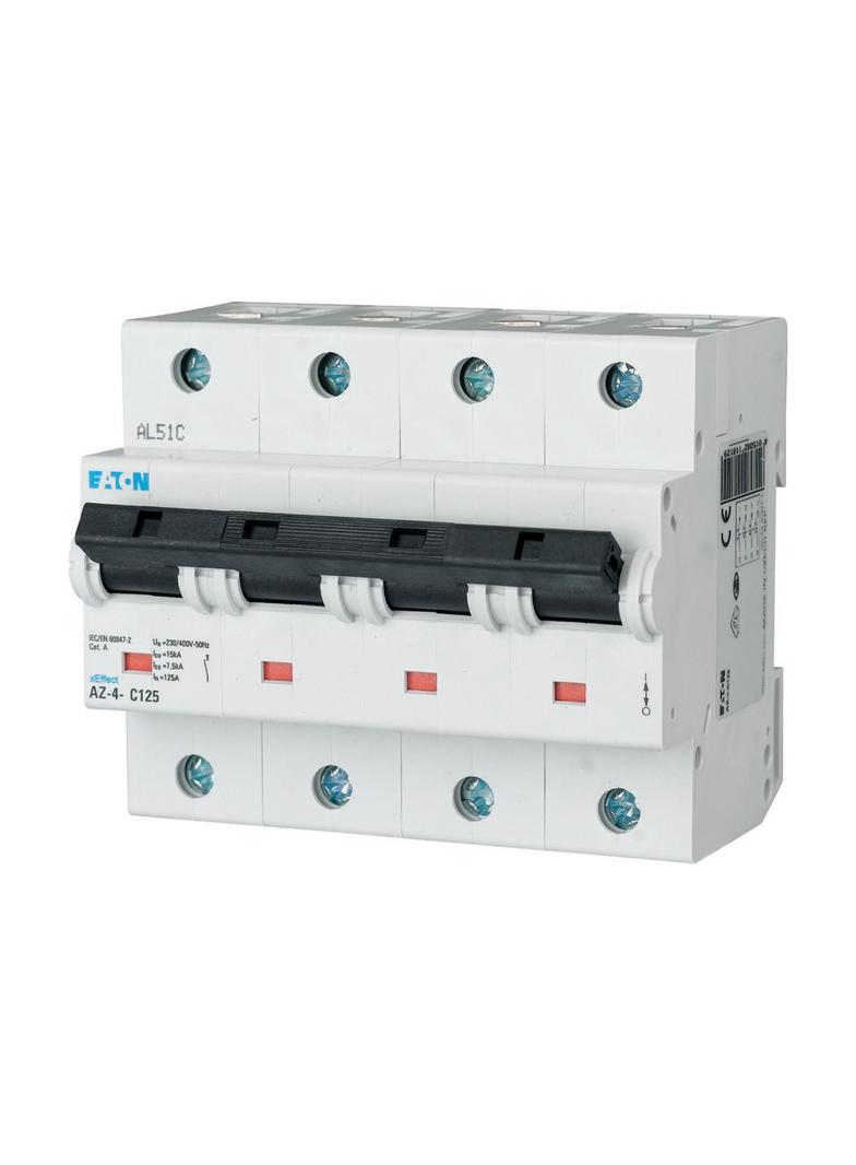 AZ-4-C100 Wyłącznik nadprądowy 25kA C100A 4P 211807 EATON