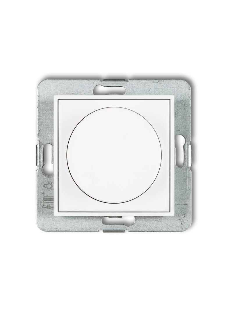 ICON Mechanizm elektronicznego regulatora oświetlenia przyciskowo-obrotowego do lamp LED biały