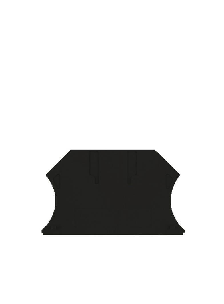 WAP 2.5-10 SW Płytka końcowa (styki), 56 mm x 1.5 mm, czarny /50szt./ 1050010000 WEIDMÜLLER