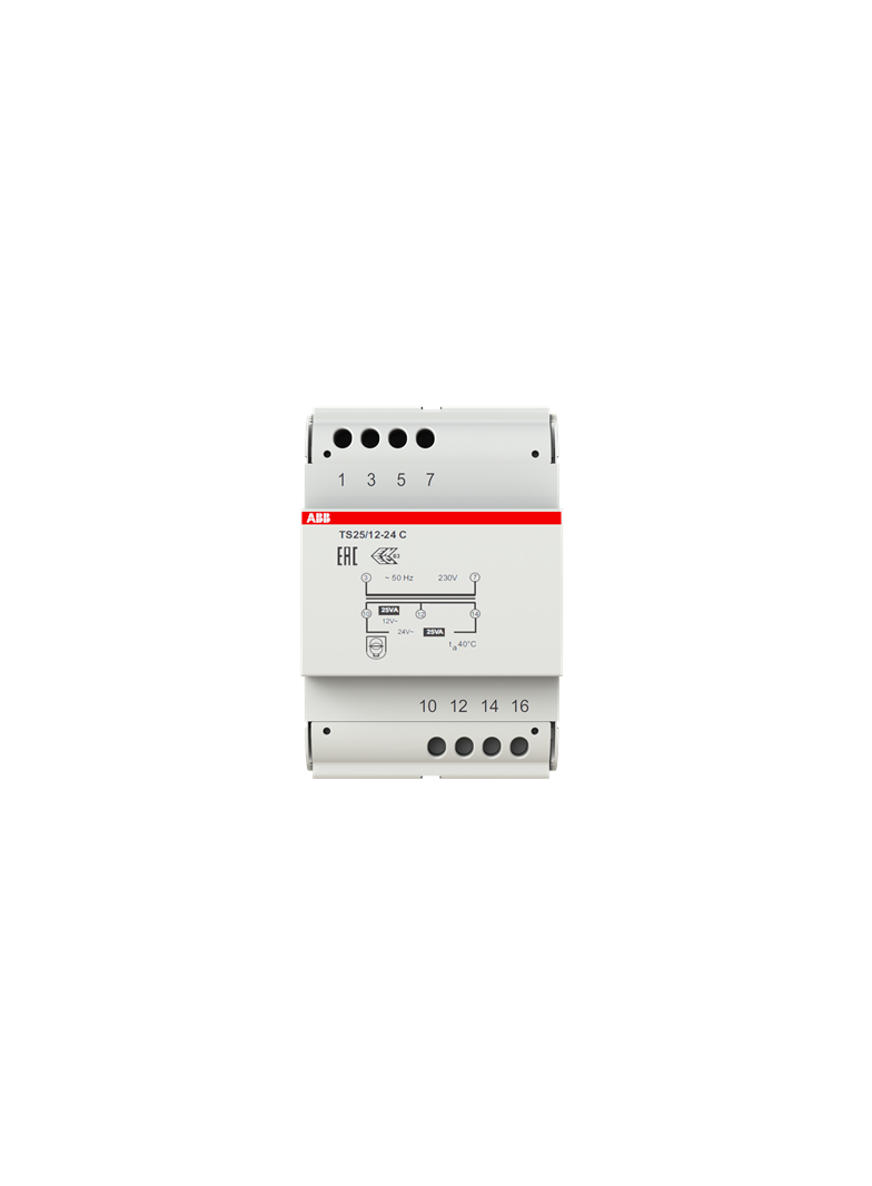 TS25/12-24C transformator z bezpieczną izolacją 12-24V