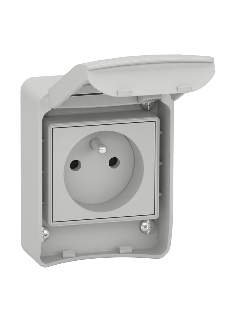 Gniazdo Pratika standard francuski IP65 10-16A 81140 Schneider