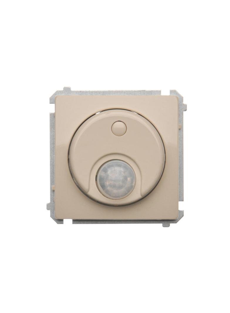 Simon Basic Łącznik z czujnikiem ruchu z przekaźnikiem 8(2) A 230V. Wymagana instalacja 3-przewodowa beż BMCR10P.01/12 KONTAKT