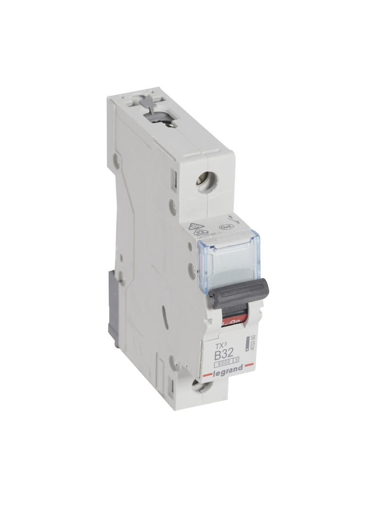 Wyłącznik Nadprądowy 1P B32A 6kA AC S301 TX3 403360 LEGRAND