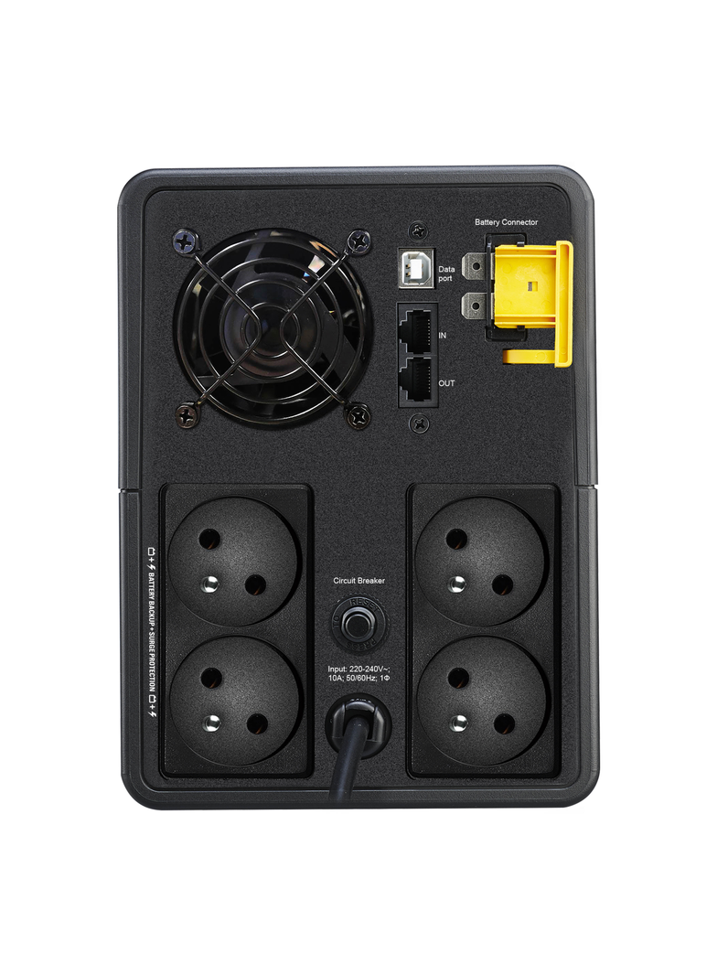 Zasilacz APC Back-UPS 2200VA/1200W wolnostojący 230V z 4 gniazdami wyjściowymi typu francuskiego