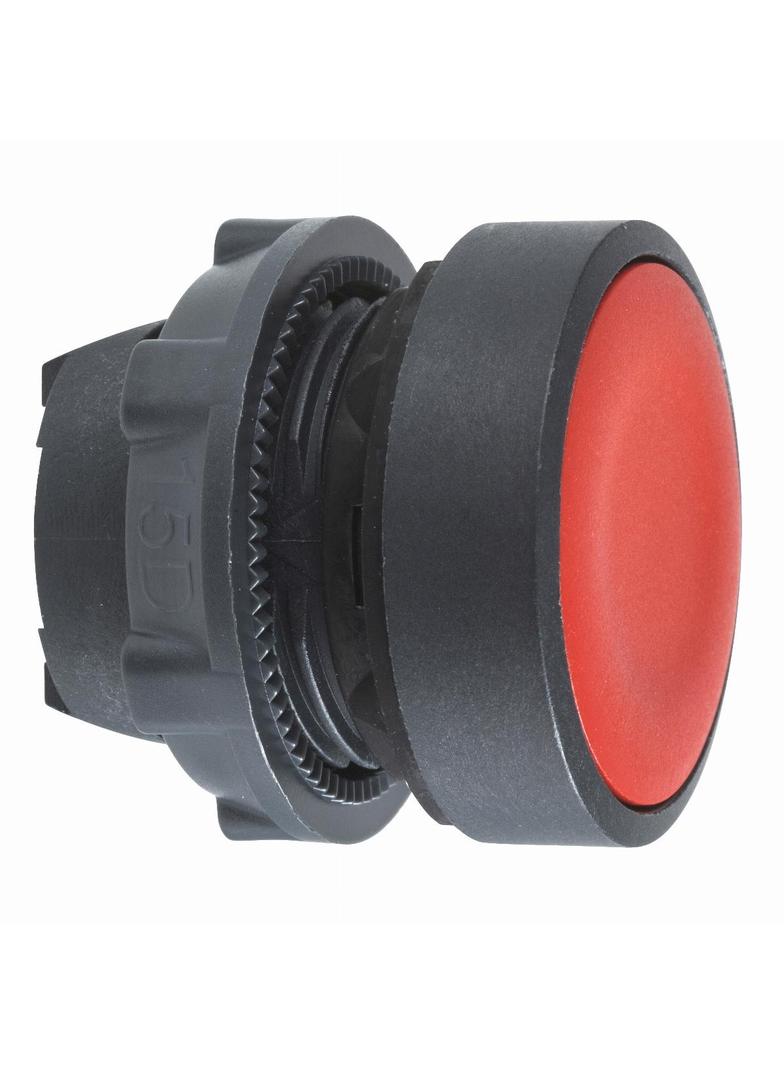 Harmony XB5 Przycisk płaski z mechanizmem push push czerwona plastikowa ZB5AH04 Schneider