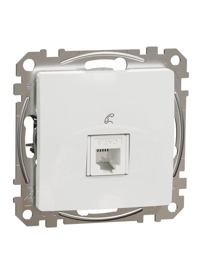Sedna Design & Elements Gniazdo telefoniczne RJ11 białe SDD111491 SCHNEIDER