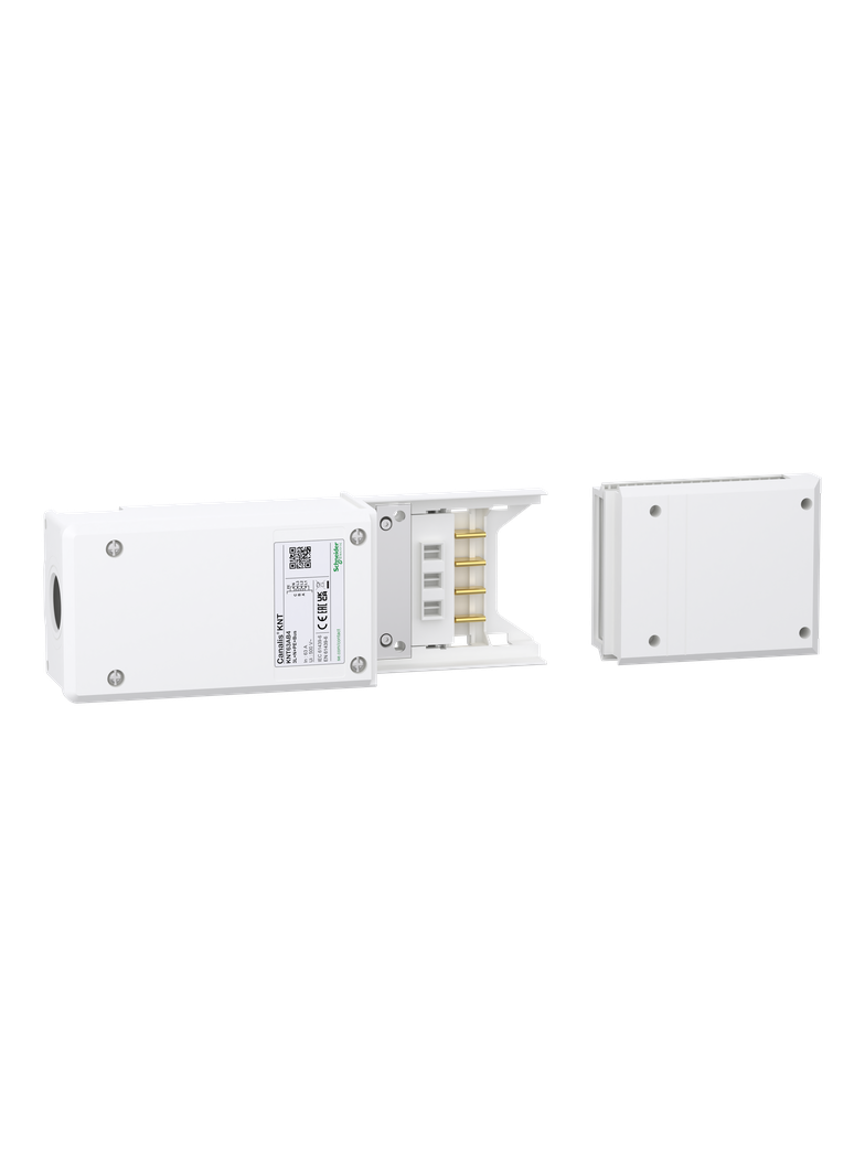 Kaseta zasilająca, Canalis KNT, 63A, 3L+N+PE/3L+PEN, RAL9001