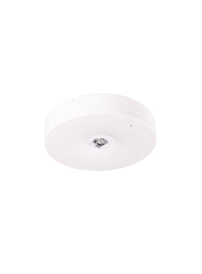 Oprawa awaryjna natynkowa Starlet Round LED SCH 350 A 1H MT IP20 / soczewka korytarzowa do pomieszcz 91579 INTELIGHT