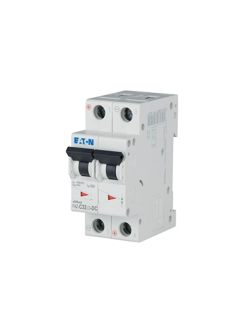 FAZ-C32/2-DC Wyłącznik nadprądowy 10kA DC C32A 2P 279143 EATON