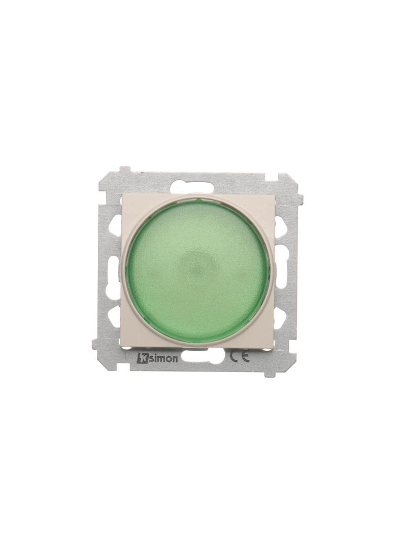 Simon 54 Sygnalizator świetlny LED – światło zielone 230V kremowy
