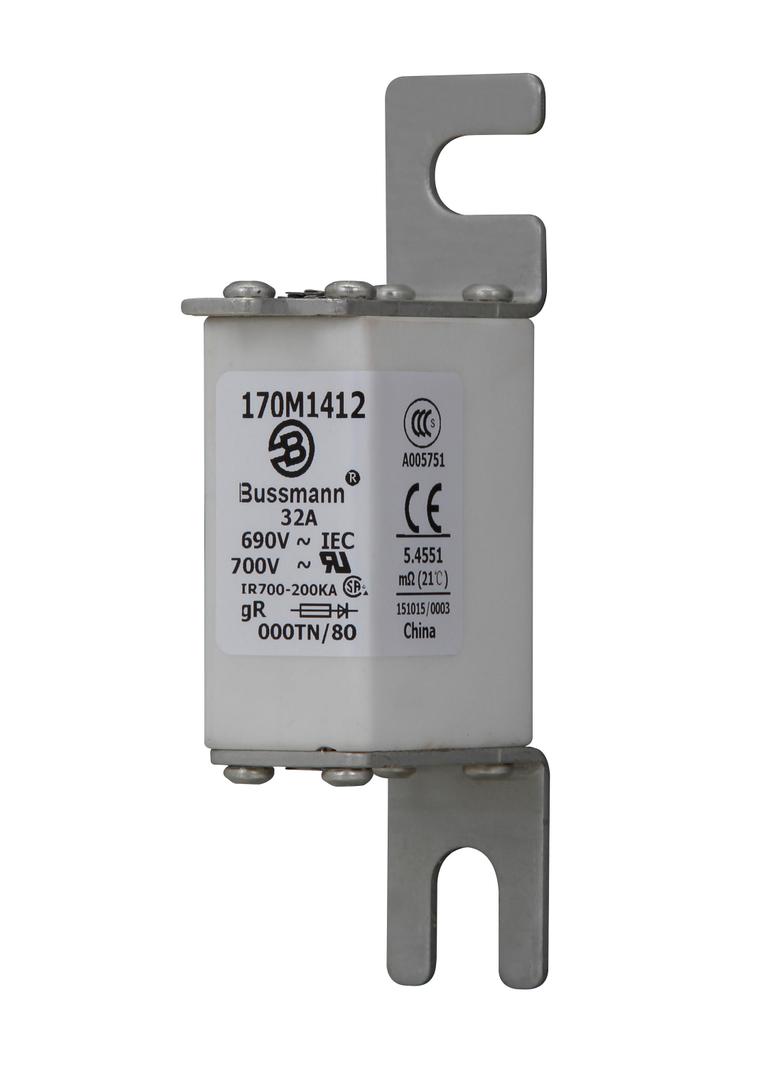 FUSE 32A 690V 000TN/80 GR UC Wkładka szybka 32A 690V 000TN/80 GR UC 170M1412 EATON
