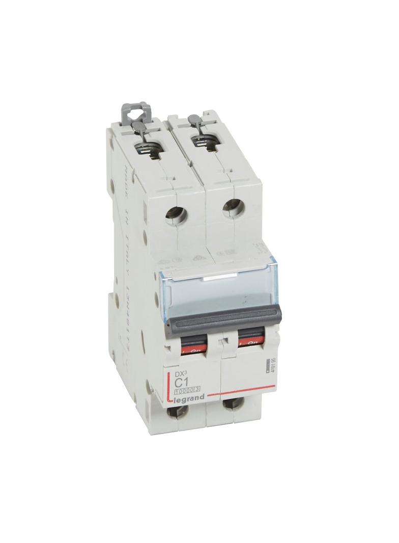 WYŁĄCZNIK NADPRĄDOWY S 312 2P C 1A 10000A SERII DX3, Legrand