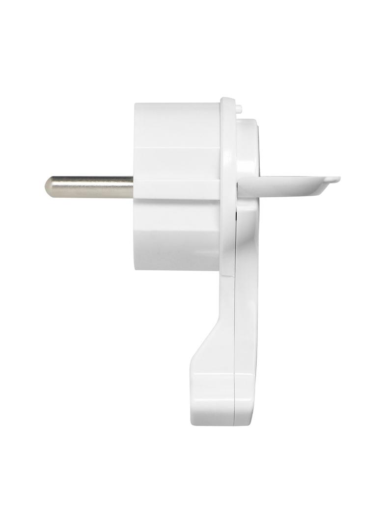Wtyczka Uni-Schuko z uchem, biała OR-AE-13253/W ORNO