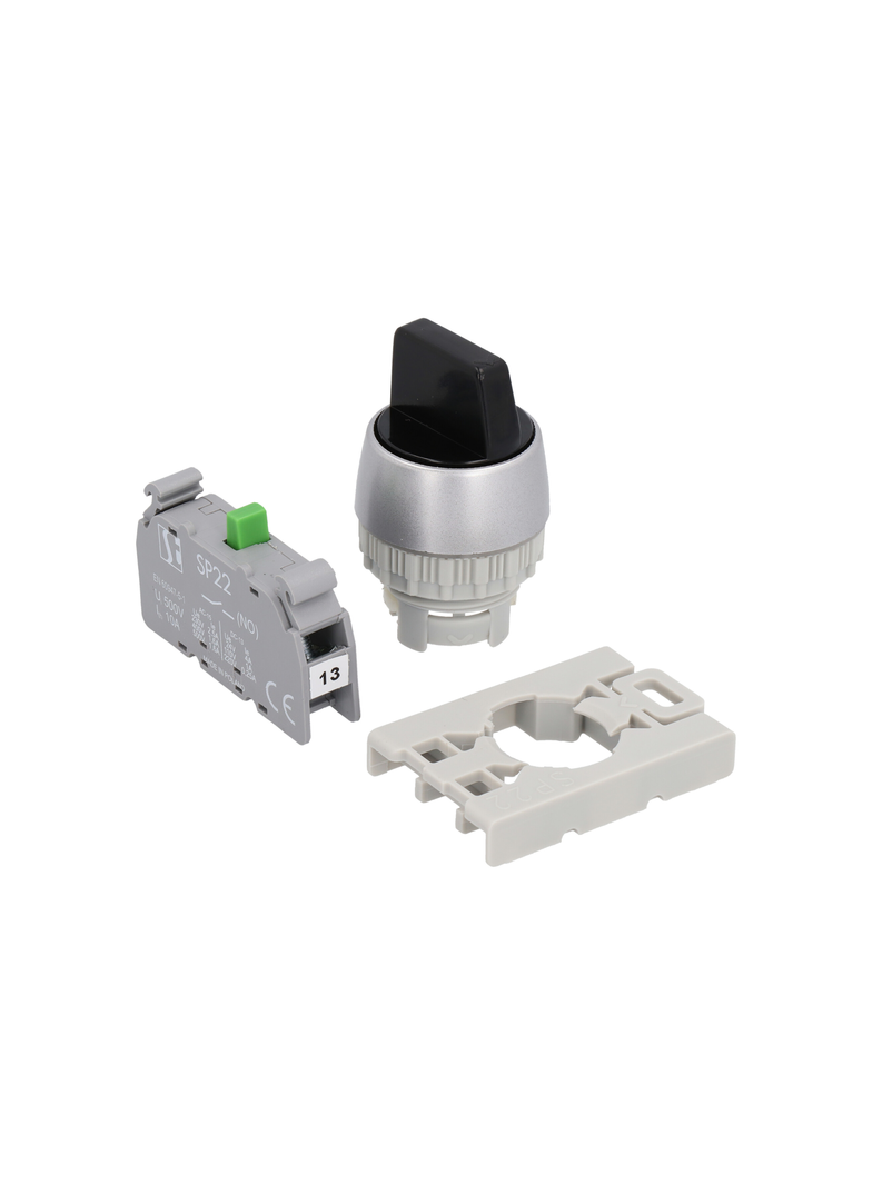 DWUPOŁOŻENIOWY ŁĄCZNIK POKRĘTNY PIÓRKIEM SP22-PCZ-10