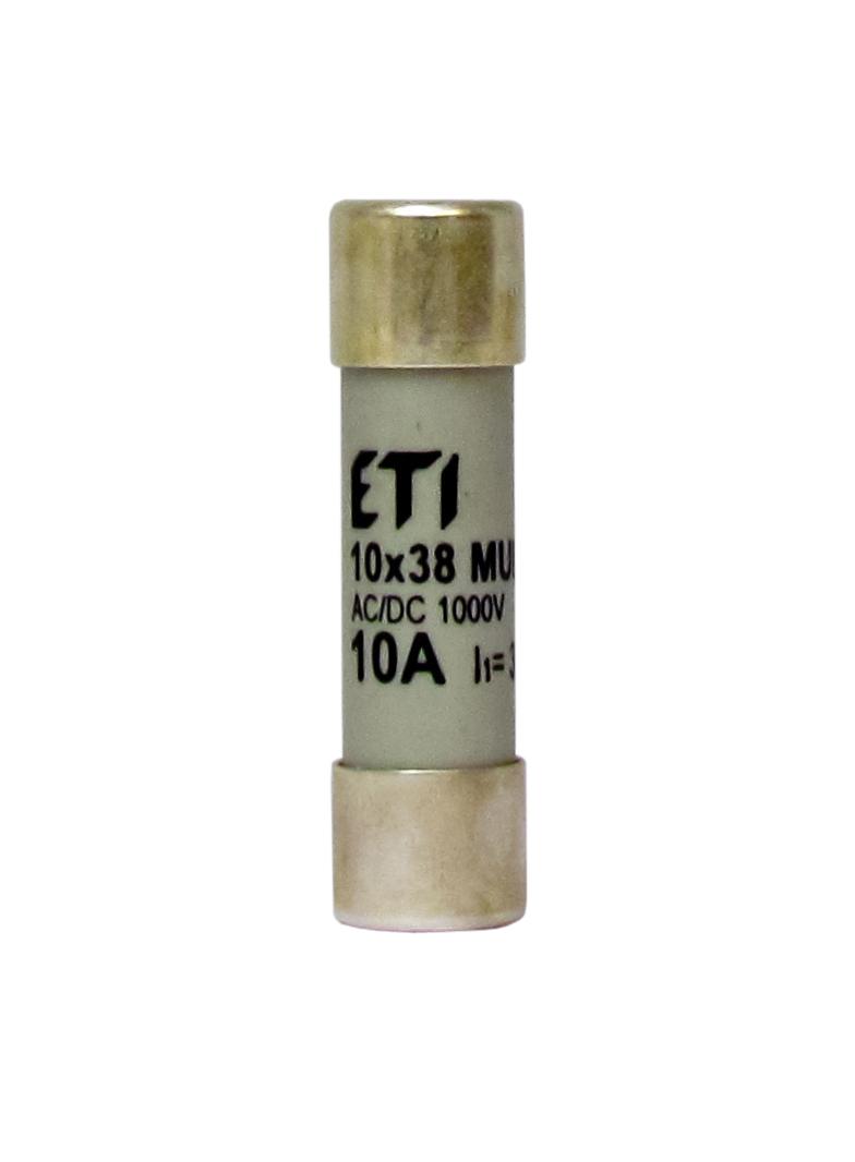 Wkładka topikowa cylindryczna AC/DC CH10x38 MM 0,5A 1000V AC DC 002625410 ETI