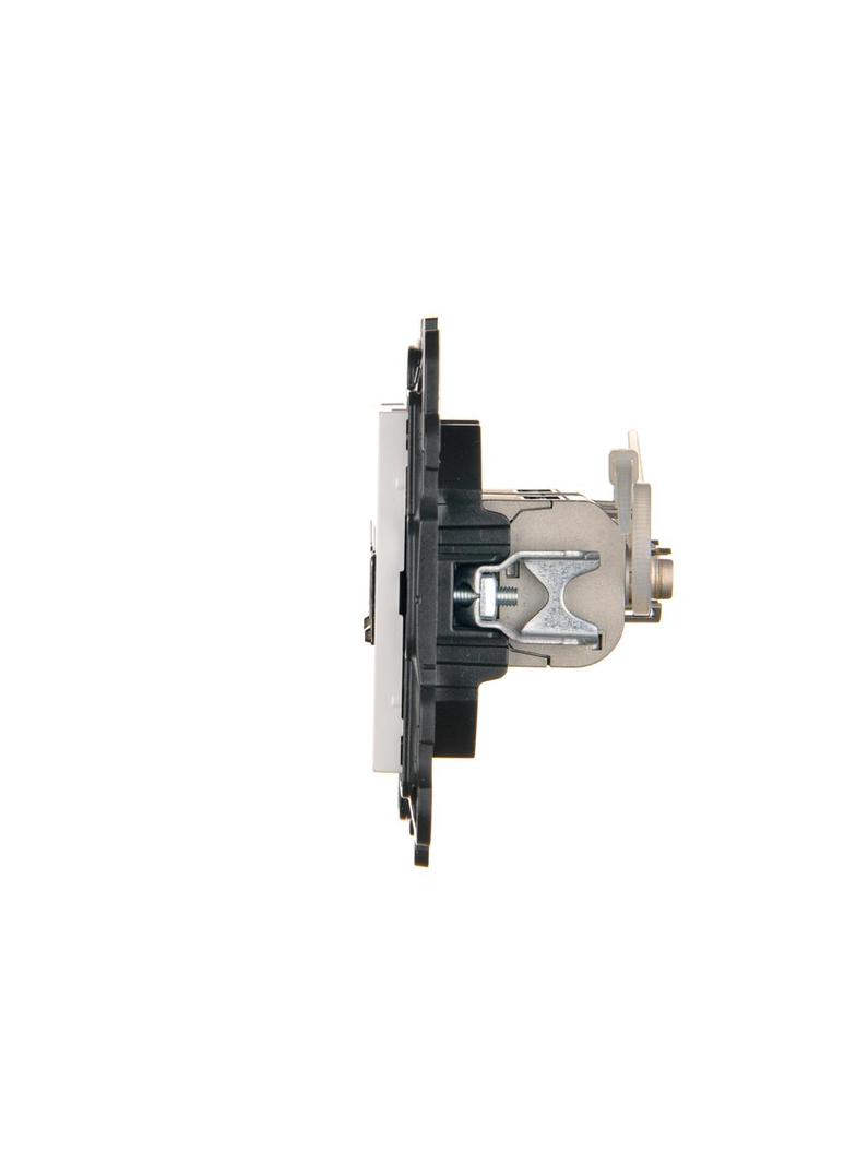 Simon 24 Gniazdo komputerowe podwójne RJ45 kat. 6 ekranowane biały N62E.01/11