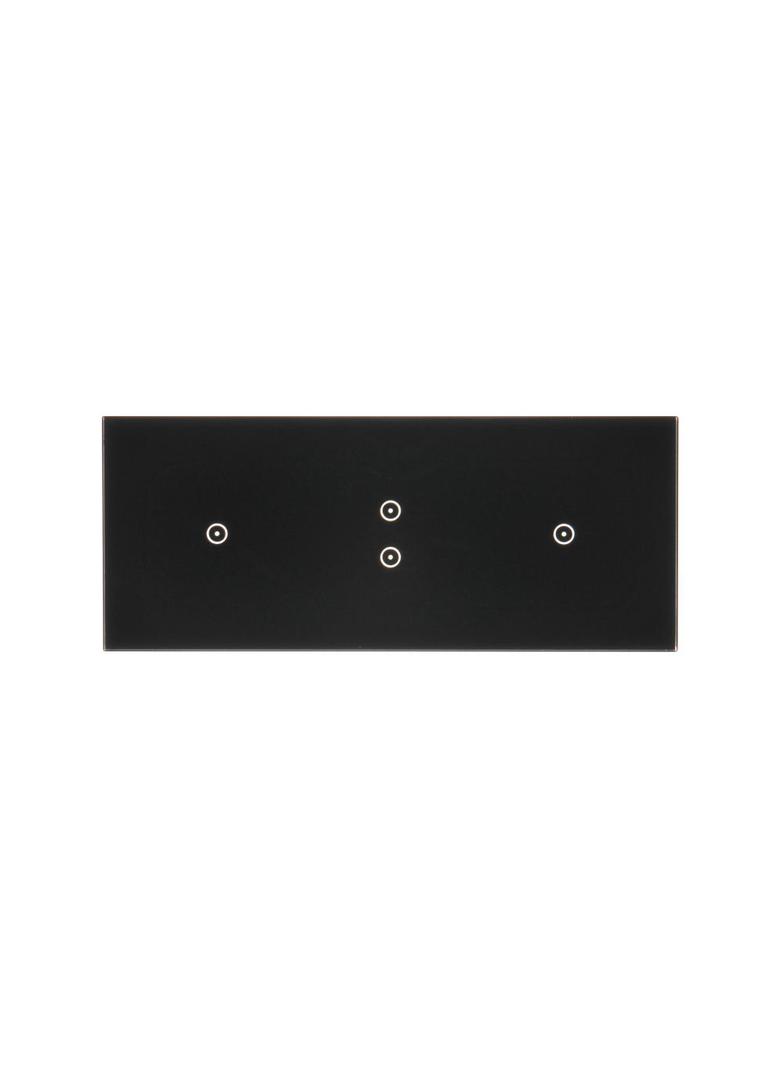 Simon 54 Touch Panel dotykowy S54 Touch 3 moduły 1 pole dotykowe + 2 pola dotykowe pionowe + 1 pole dotykowe zastygła lawa DSTR3131/73 KONTAKT
