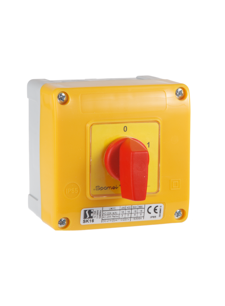 Łącznik Krzywkowy 10A, -4.824 w obudowie OB11,