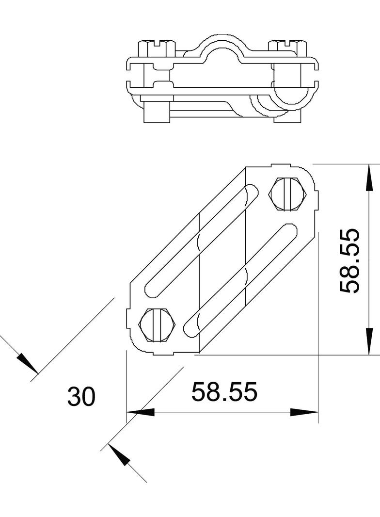 250/VA, ŁĄCZNIK KRZYŻOWY RD10 FL 30 VA