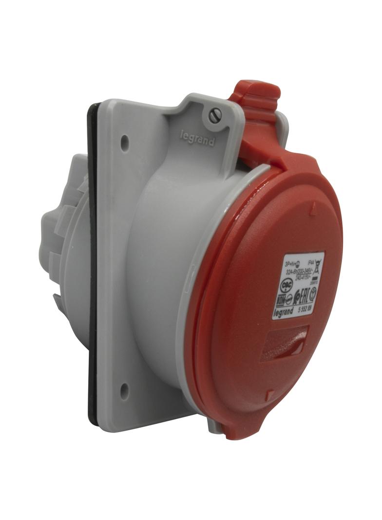 P17 TEMPRA PRO GNIAZDO TABLICOWE 32A 3P+N+Z 400V IP44, Legrand