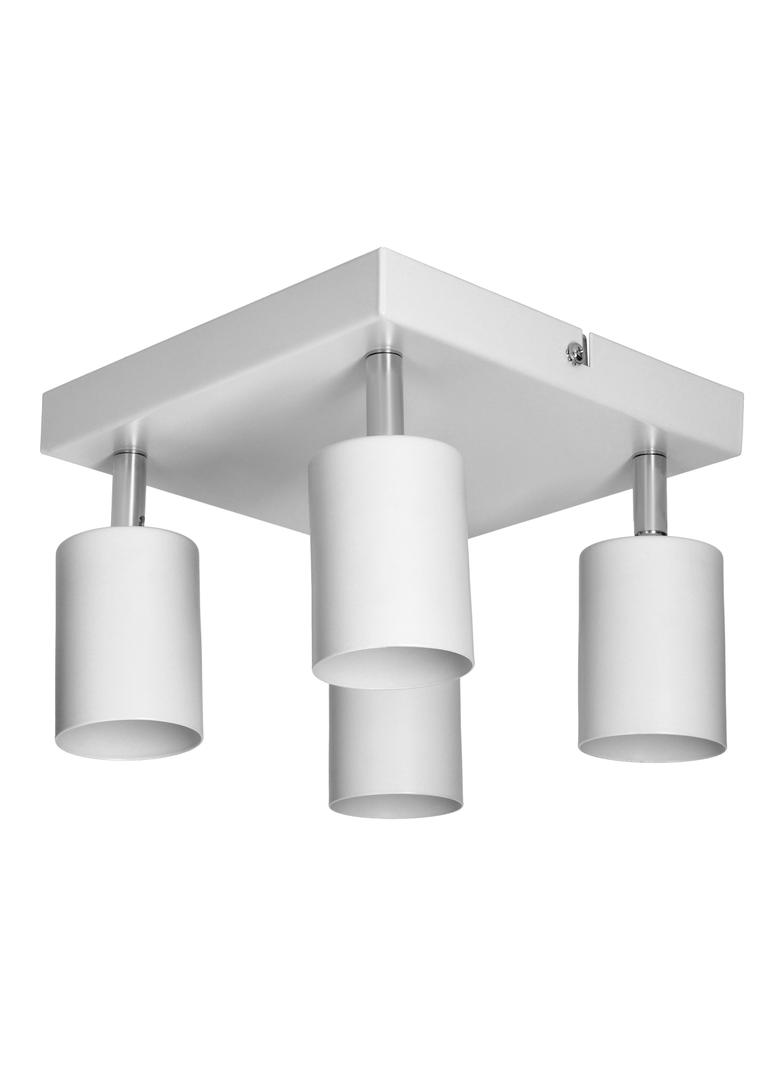 DOA SP 4, oprawa ścienno-sufitowa, GU10 max. 4x50W, IP20, biała, kwadrat AD-OP-6348WGU10 ORNO