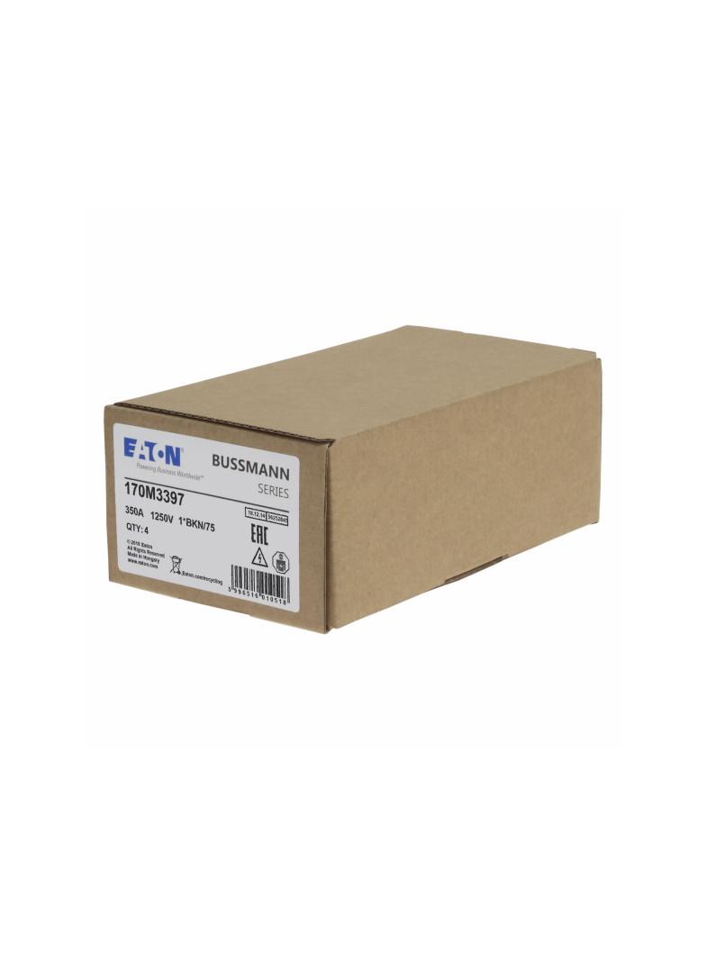FUSE 350A 1300VUL 1*BKN/75 AR CU Wkładka szybka 350A AC 1250V rozmiar 1 45x59x75 mm, 170M3397 EATON