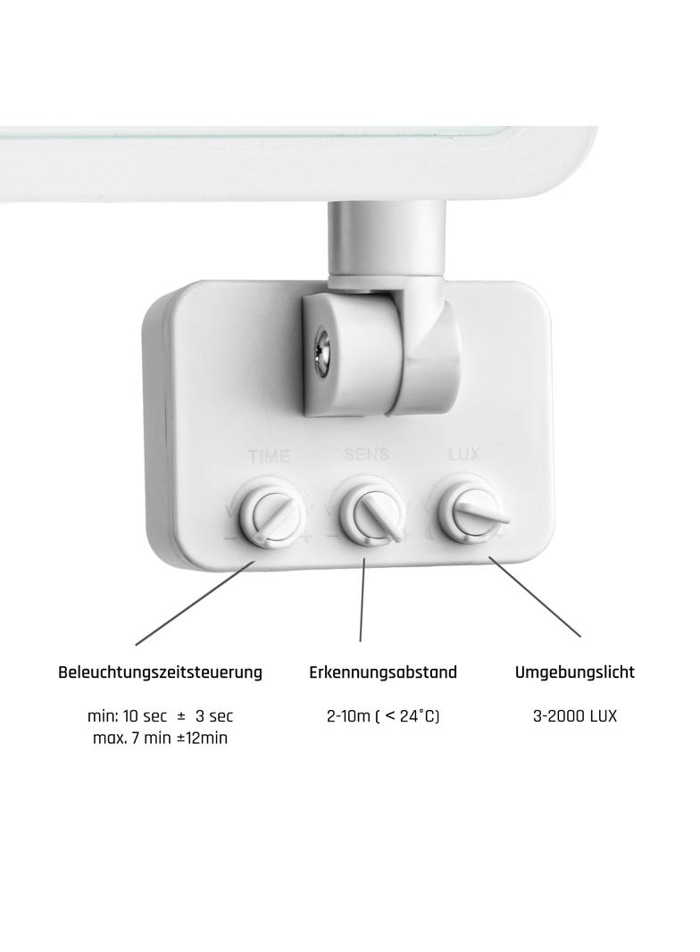 NOCTIS LUX 2 SMD 230V 20W IP44 NW white with sensor