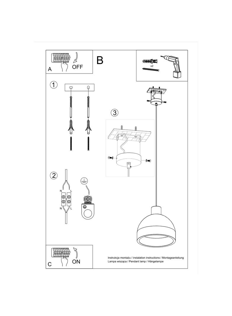 Sollux Lampa wisząca DAMASO SL.0281