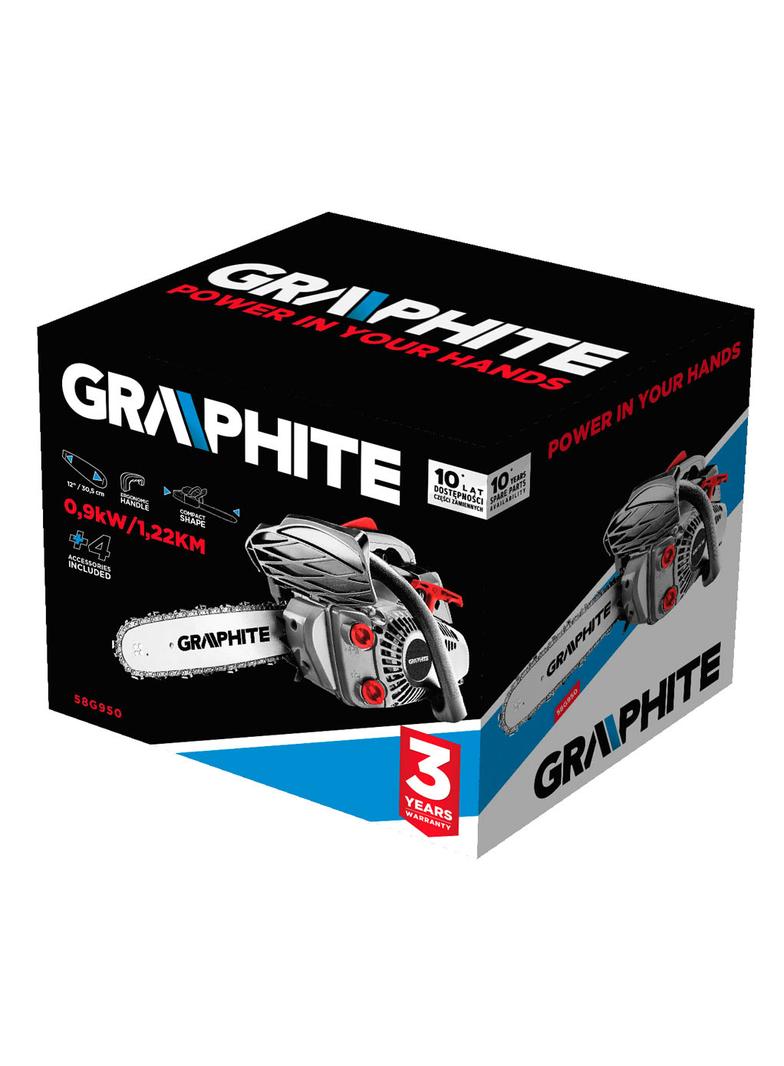 Pilarka łańcuchowa spalinowa 0.9kW (1.22KM), prowadnica 12" (305 mm)