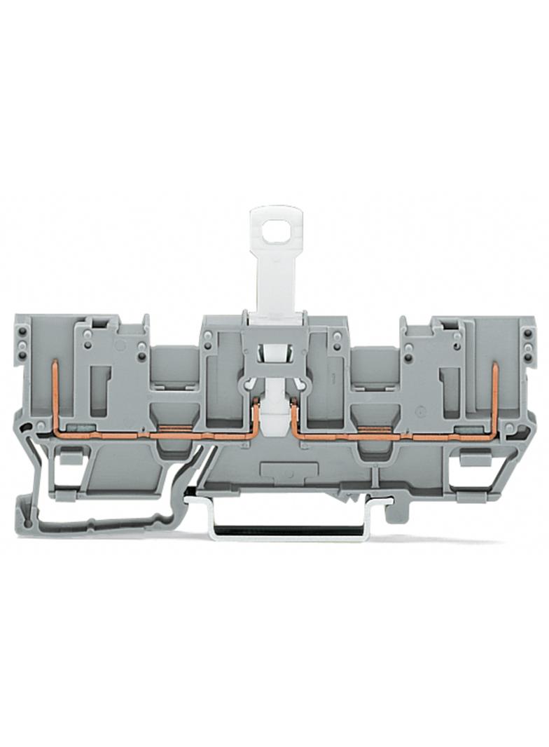 X-COM złączka bazowa 2-pinowa rozłączalna szara