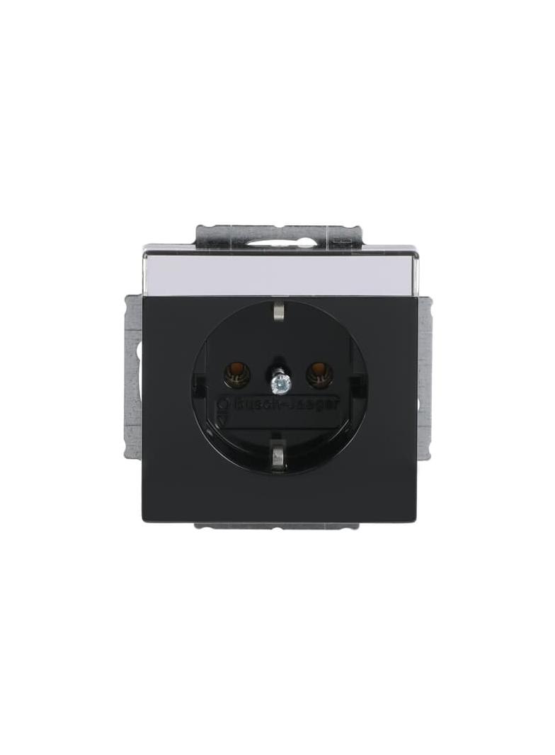 CARAT/FUTURE Gniazdo SCHUKO z polem opisowym Z uziemieniem, 2P+E antracyt 2CKA002011A3802 ABB