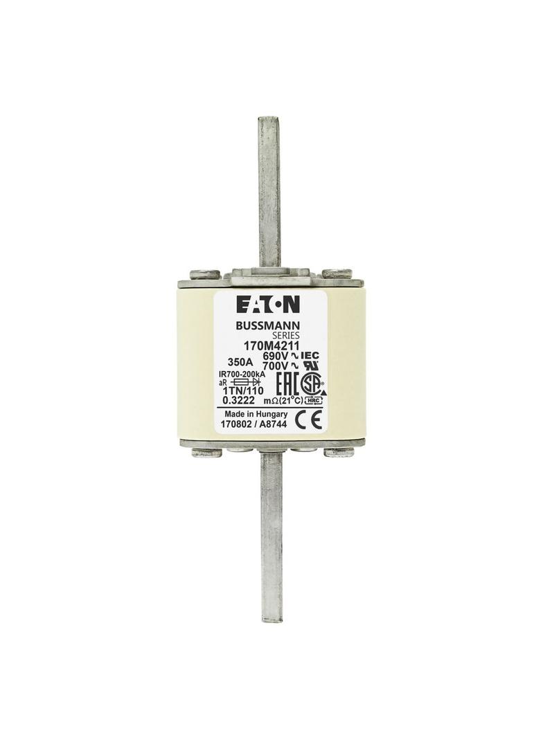 350A 690V 1TN/110 aR INDICATOR FUSE Wkładka szybka 350A AC 690V DIN 1 53x66x138 mm aR DI 170M4211 EA