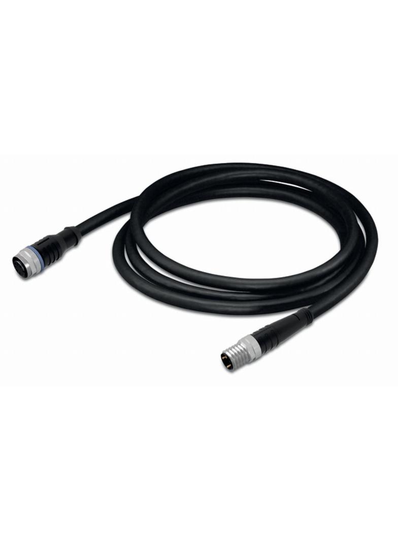 przewód do czujników/el.wykonawczych gniazdo proste/wtyczka prosta M12 2m