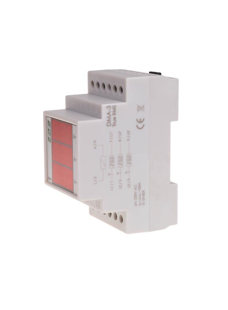cyfrowy wskaźnik wartości natężenia prądu, trójfazowy DMA-3 true RMS, pomiar półpośredni 400/5A