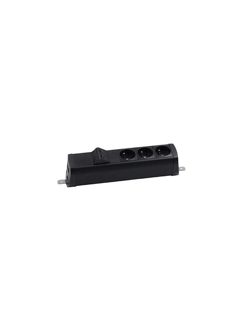 Simon 480 TS48-210E300K0-44 Listwa poszerzona 3 gn. typ E i płytka 2xRJ45 keystone złącze w układzi 48210E300K00000-44 KONTAKT