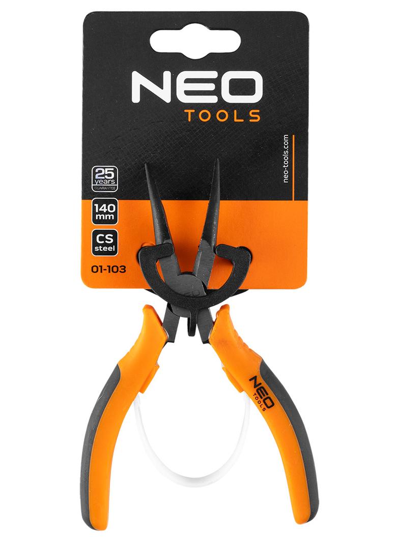Szczypce precyzyjne wydłużone wygięte 140mm NEO GTX 01-103 GTX Poland