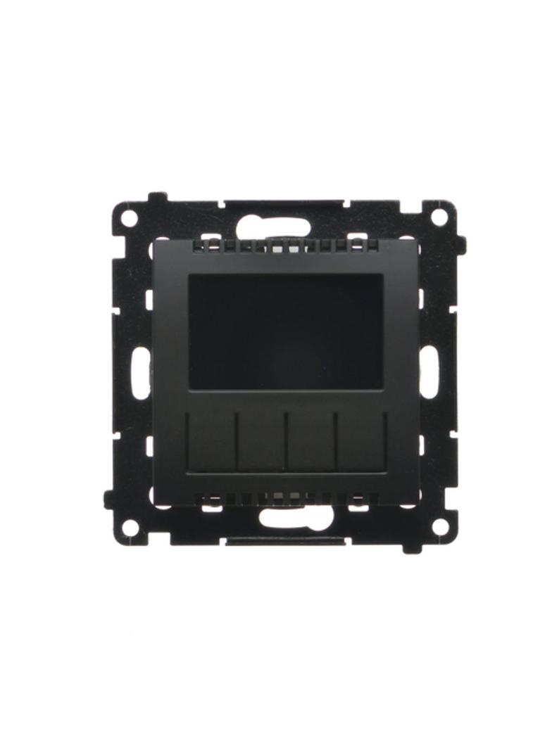 Simon 55 Termostat programowalny z wyświetlaczem Czarny mat