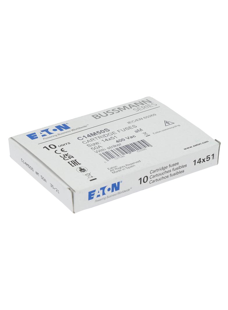 C14M50S Wkładka cylindryczna z wybijakiem 14x51 50A GG 400V AC C14M50S EATON