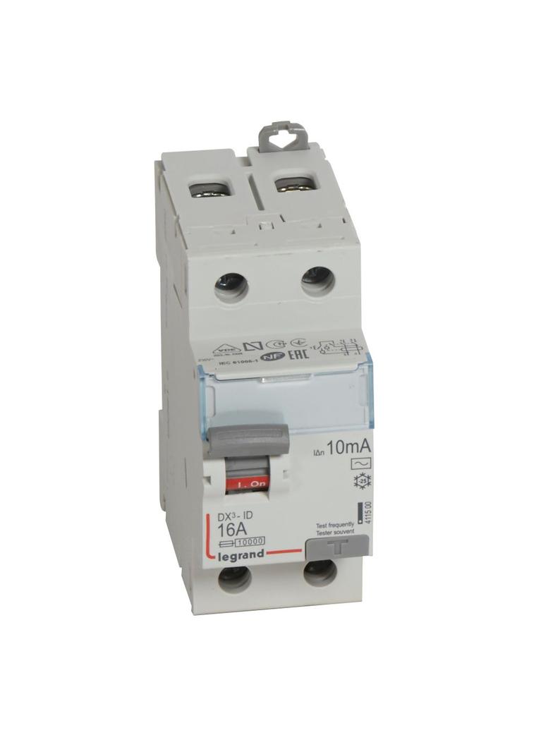 WYŁĄCZNIK RÓŻNICOWOPRĄDOWY P 302 2P 16A 10MA TYP AC SERII DX3, Legrand