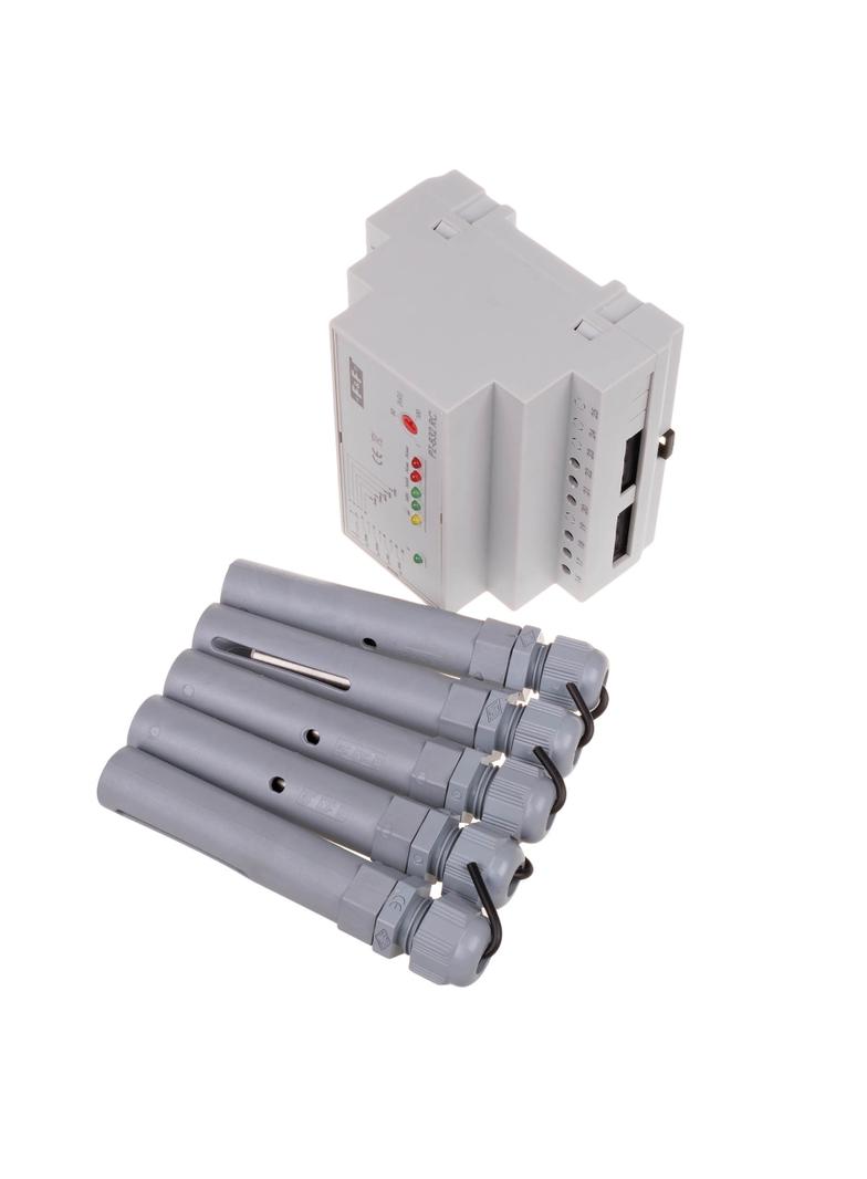 Przekaźnik kontroli poziomu cieczy z sondą PZ-832 RC, montaz na szynie DIN,styk: 4x1NO/NC 230V