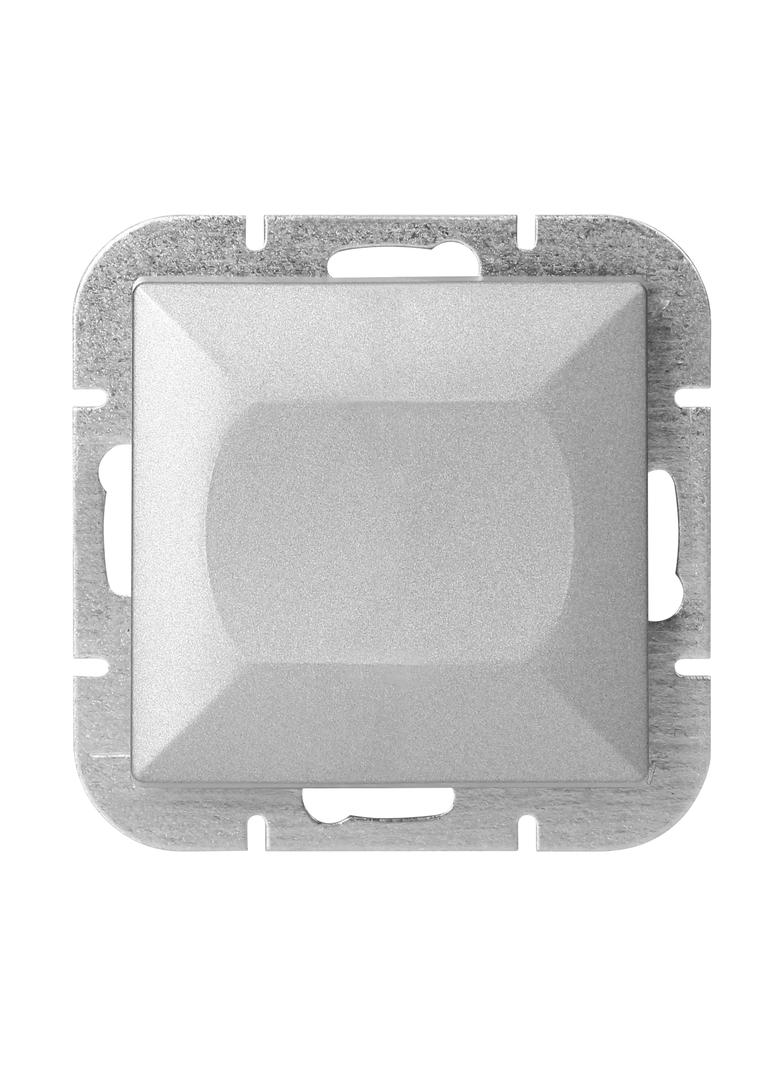 Łącznik podtynkowy jednobiegunowy Pearl, 10A, 250V, WP-1P, srebrny OR-OE-7700/G ORNO