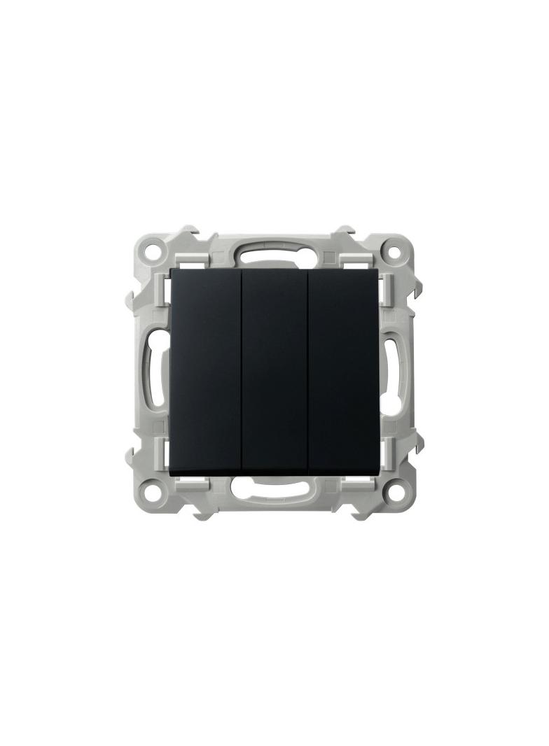 SZAFIR Łącznik potrójny - kolor czarny metalik