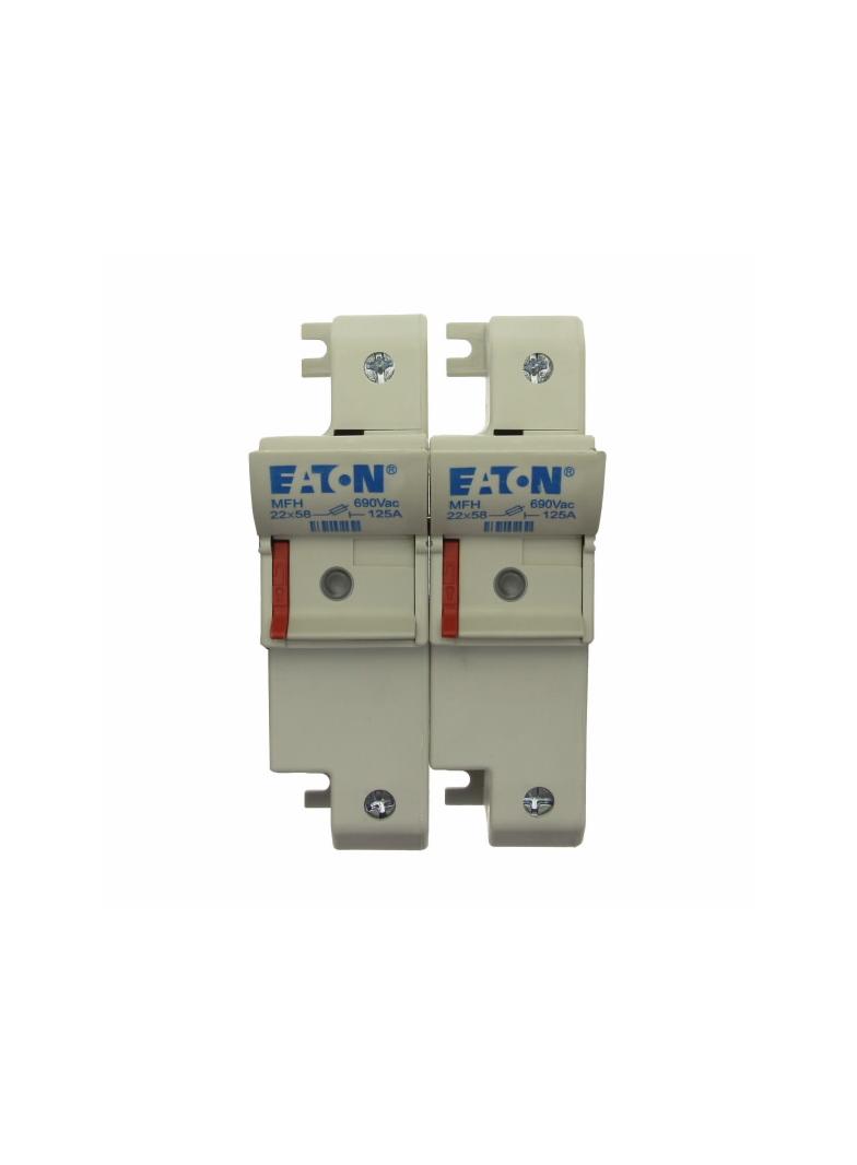 CH222DIU Podstawa bezpiecznikowa 125A AC 690V 22x58 mm 2P IEC neonowy wskaźnik CH222DIU EATON
