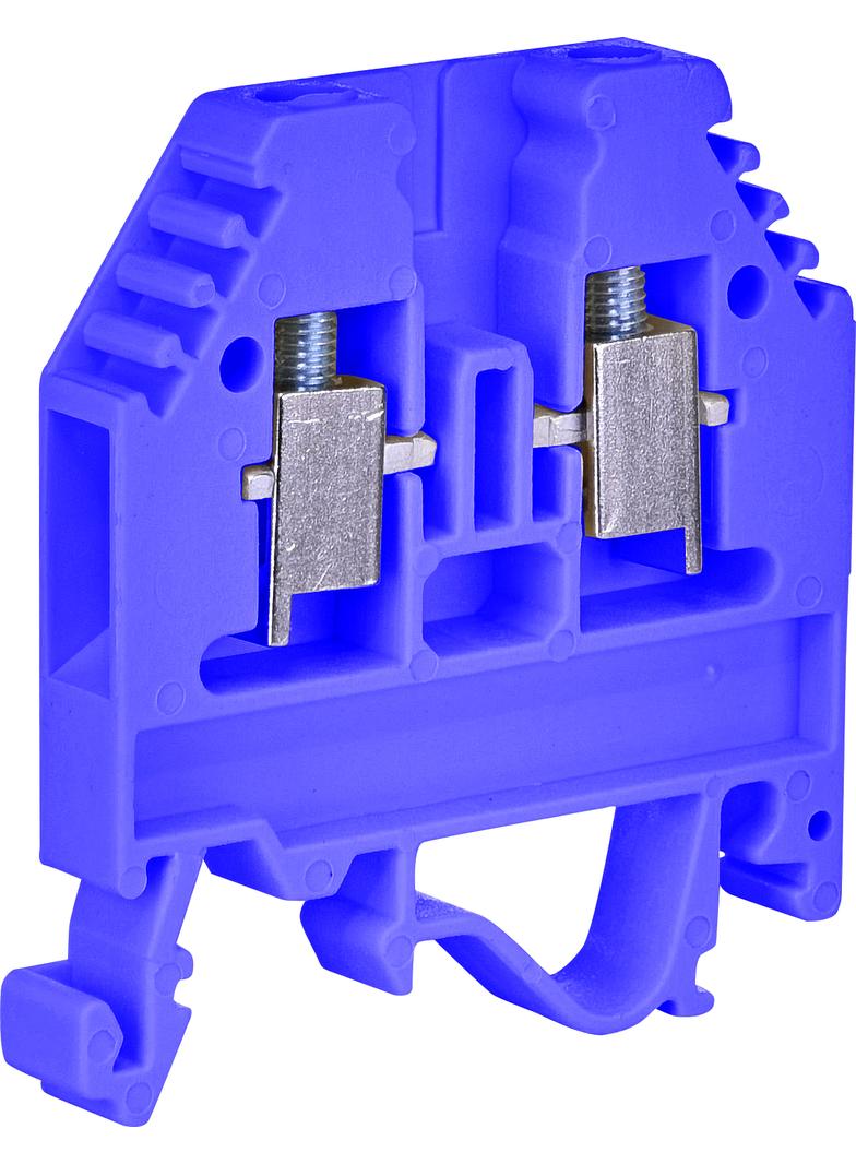 VSV 4 PA N ZŁĄCZKA GWINT.– BEZPIECZ., NEUTRALNA (NIEB.) - GNIAZDO